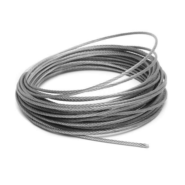 3.2mm 316 7x7 Stainless Steel Wire Rope AISI ASTM BS DIN GB JIS