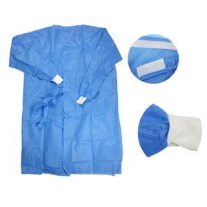 Cheap Anti - Static Disposable Surgery Gowns 45gsm Barrier Surgical Gown wholesale