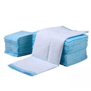 PE Backsheet Fluff Pulp Adult Disposable Underpads Breathable