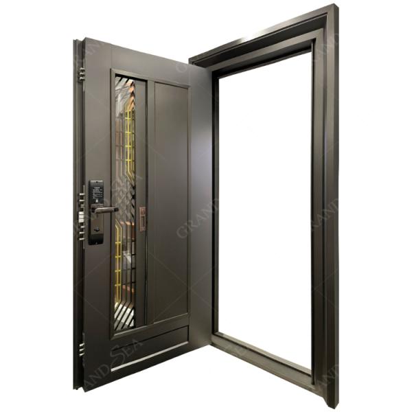 France Style Advanced Stainless Steel Door Good Quality Superior a Class Locksystem Israel Security Door