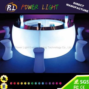 Illuminated Palstic LED Round Bar Section