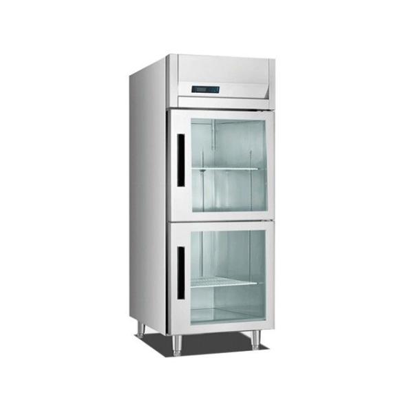 497W Industrial Upright Freezer , 100kg Restaurant Display Freezers Adjustable Shelf 620x750x1980