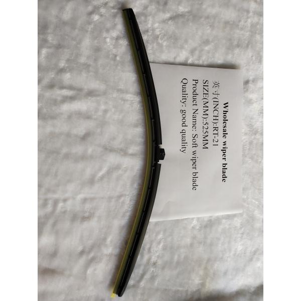 Black Window Wiper Blades , Mitsuba Silicone Painting Windshield Double Soft