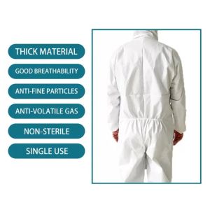 Cheap Chemical Industrial Disposable Isolation Gown Polypropylene Nonwoven Material wholesale