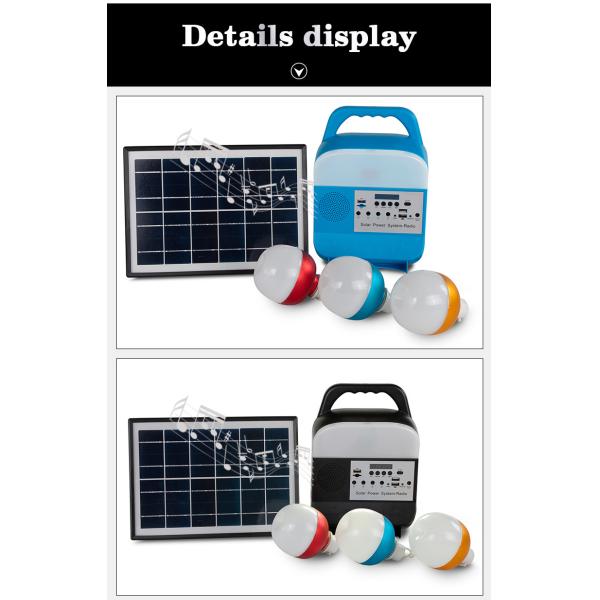 OEM 10000Hrs Indoor Outdoor Activity Solar Lighting And Usb Charging System