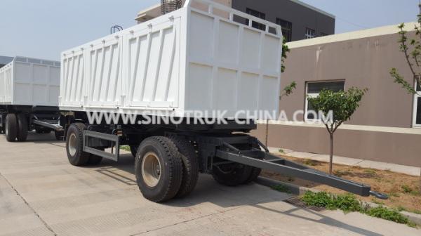 Quality 8 Wheels Van Full Heavy Duty Semi Trailers With High Strength Q345 Steel Material for sale
