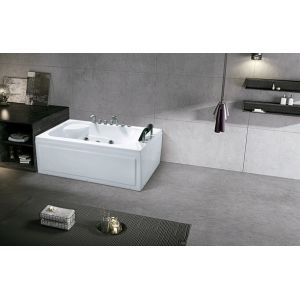 Drainer Bathroom Jacuzzi Tub 1950x1300x780mm Freestanding Hot Tub