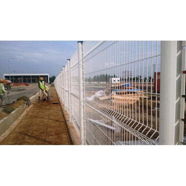 Heavy Duty Pvc Vinyl Decoration 3d Welded Wire Mesh Fencing 1.53x2.5m