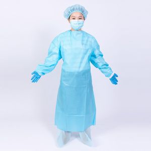 Cheap SPS PE Film Non Sterile Adult Disposable Surgical Gown wholesale