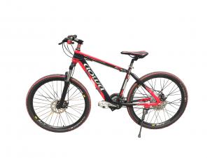 China 26'' Red Specialized Mountain Electric Bike / Electric MTB With Aluminum Alloy Frame on sale