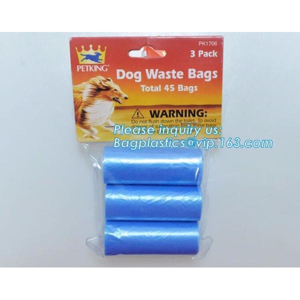 Nappy Baby Disposable Diaper Sacks, Degradable scented disposable baby diaper sack, green tie handle baby diaper sack