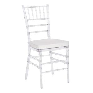 Cheap White Chiavari Chair Plastic Stackable Banquet Hotel Furniture wholesale