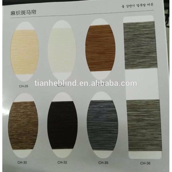 Factory Price night combi blind double roller shades blackout zebra blinds fabrics