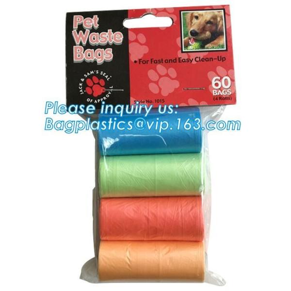 Nappy Baby Disposable Diaper Sacks, Degradable scented disposable baby diaper sack, green tie handle baby diaper sack