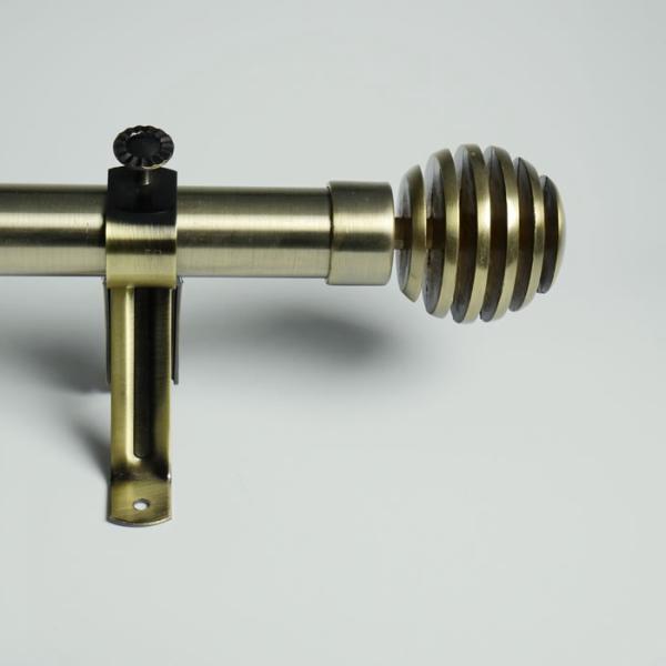 KIEI EP1054 Curtain Finial Hot Sale Luxury Adjustable Pole Hardware Precision Manufacturing Simple Style