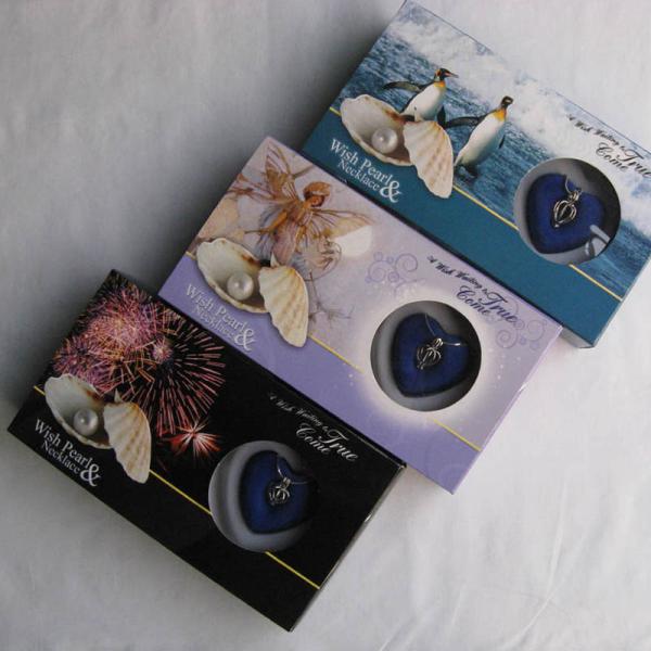 Perfect Freshwater Pearl Jewelry Gift-Wish Pearl Gift Necklace Set with Color Box Packing