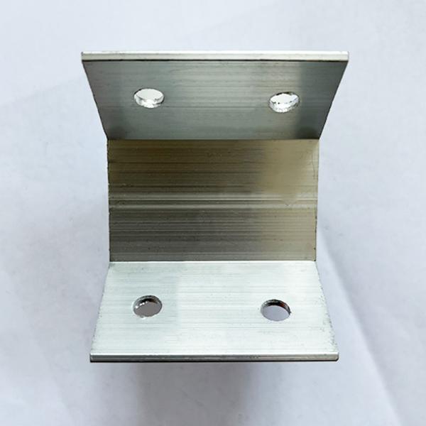 Metal AL6005-T5 Solar Panel Mounting Clamps 2.6-5mm Thickness