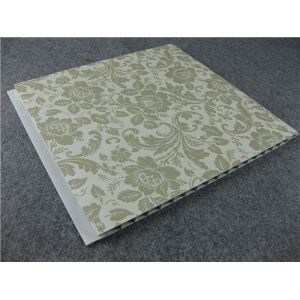 Fireproof Flower Plastic PVC Ceiling Panels Hotel And Restaurant Wall