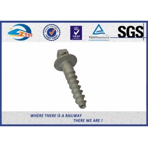 Cheap Railroad Sleeper Galvanized Screws with Plain / Zinc / HDG / Wax Surface wholesale