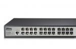 Gigabit Ethernet SNMP Switch VLAN SNMP V1 Managed 110V AC