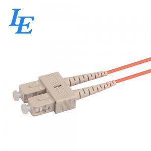China SC / UPC Optical Patch Cord Simplex / Duplex Cable Type With Ceramic Ferrule on sale