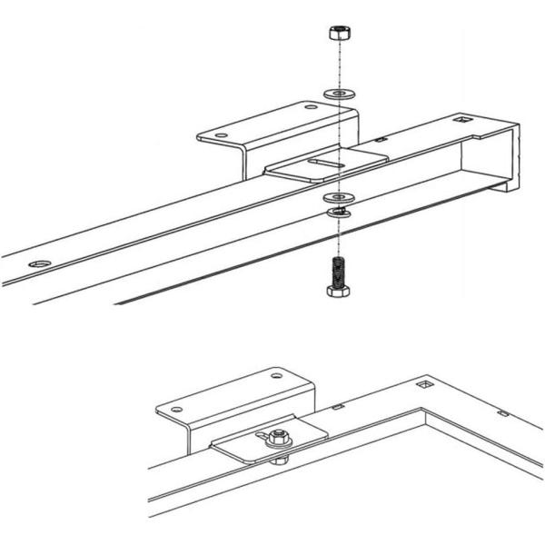 Triangle Bracket Solar Panel Mounting Z Brackets for RV Boat Roof Off-Grid Installation