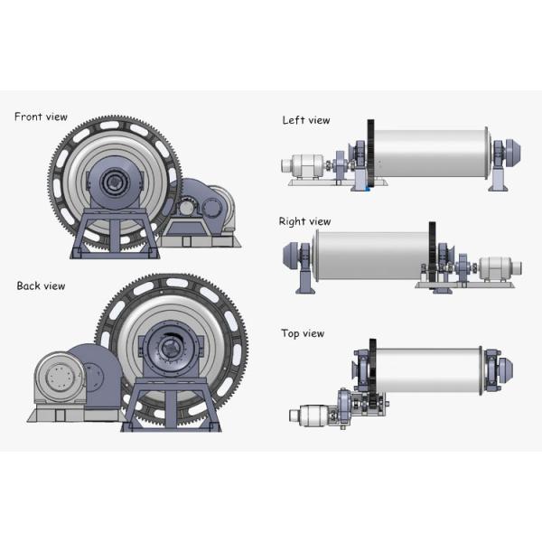 Portable Small Laboratory Lead Ore Rod Grinding Ball Mill