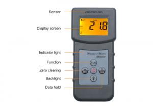 China 4 Pin Digital Handheld Moisture Meter , Concrete Humidity Meter High Precision on sale