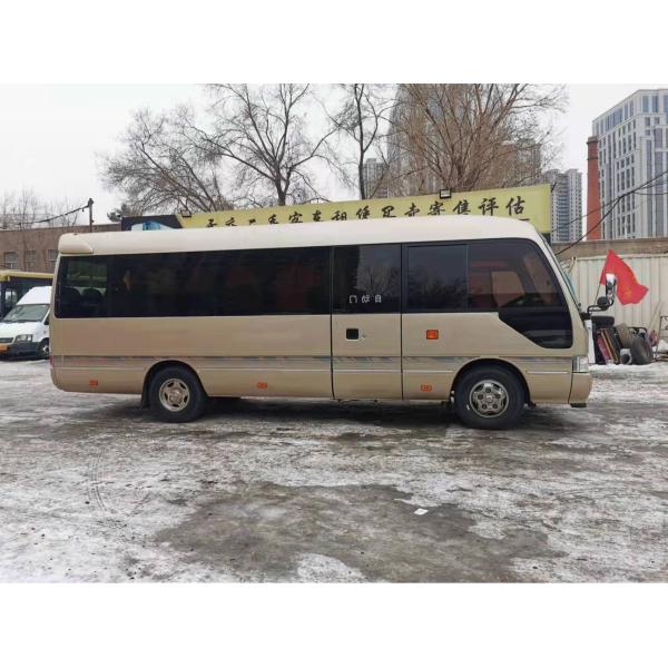 120kw Used Mini Bus Toyota Coaster 23 Seater coach