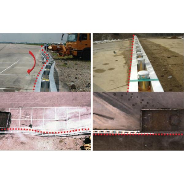 Road Traffic Safety ISO Standard PU and PVC Safety Roller Guard Rail Rolling Barrier