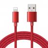 1M 5V 2.1A Lightning mobile USB Cable Nylon Braided data cable for sale