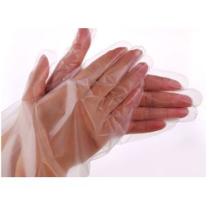 PE Disposable Hand Poly Gloves for Household Cleaning