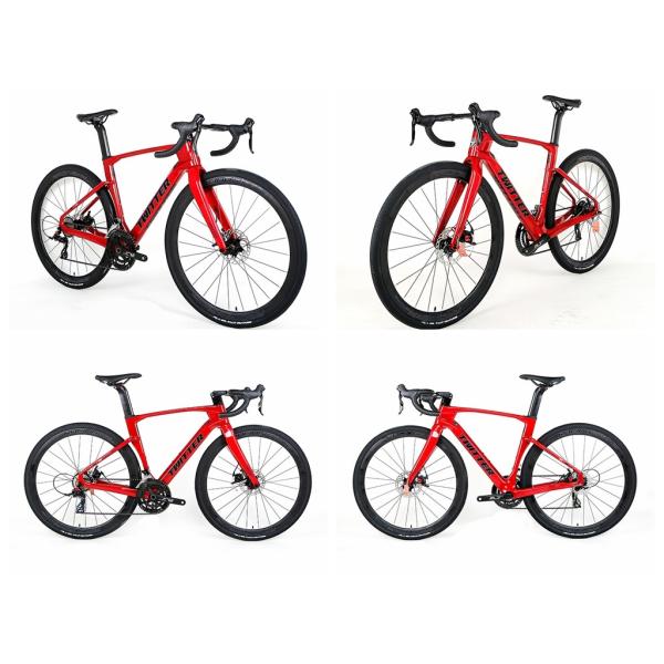 PU Belt 51cm Frame Carbon Road Bike GRAVEL V3 Disc Thru Axle 700×38C RS Hubs