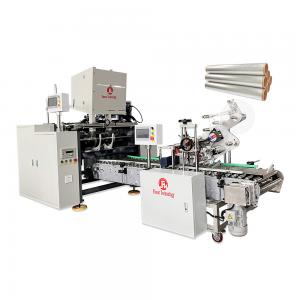 China Fully Automatic Foil Slitting Rewinding Machine 4 Spindles Aluminum Foil Rewinder on sale
