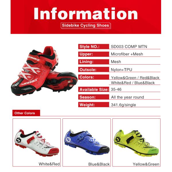 ODM Mountain Bike Race Shoes High Security Anti - Collision Bright Color Printed