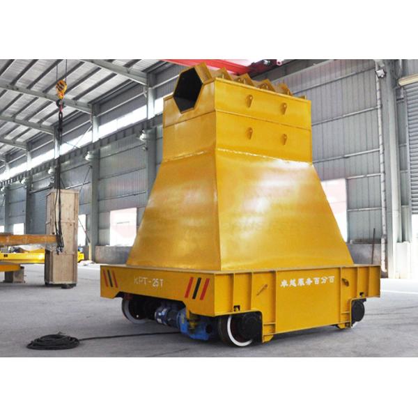 Tugged Cable Powered Electric Transfer Cart 0 - 20m / Min Running Speed 50T Load