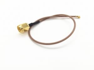 Cheap Mini PCI To SMA Male Pigtail Antenna Wi - Fi Coaxial RG -178 Low Loss Cable wholesale