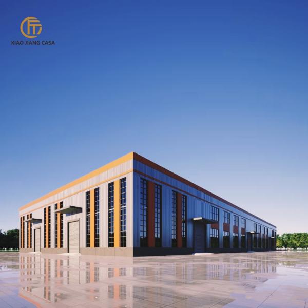 Steel Frame Prefabricated Warehouse Solutions - Metal Building Structure for Industrial/Commercial Applications
