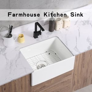 Cheap 24 Inch Farmhouse Kitchen Sink Fireclay Undermount Farmhouse Sink wholesale