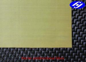 China High Performance Aramid Fiber Fabric 2ply 0 / 90 Kevlar Fiber Unidirectional Fabric on sale