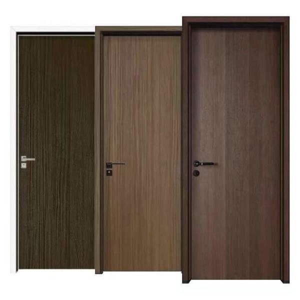 Quality Interior Simple Modern MDF Melamine Wooden Door For Bathroom for sale