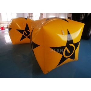 China EN14960 Inflatable Cube Water Floating Swimming Safety Buoy  Uv Resistance on sale