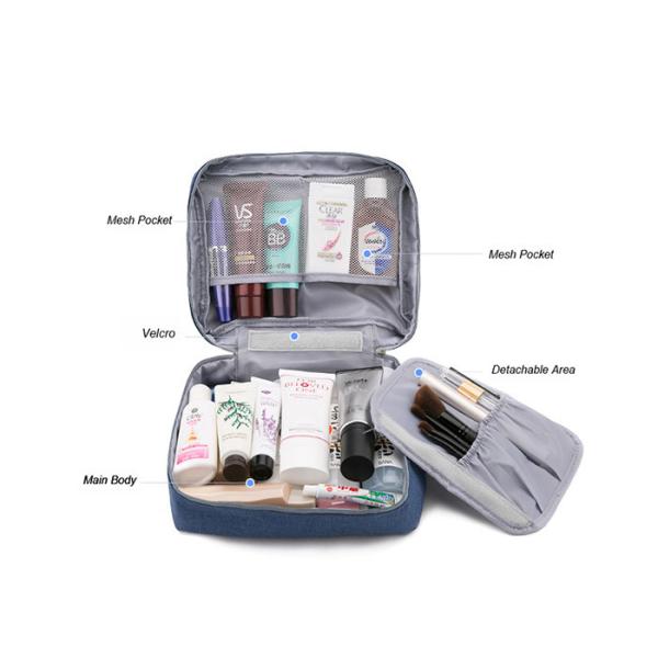 Mens Hanging Toiletry Bag , Hanging Travel Organizer For Washing Stuffs