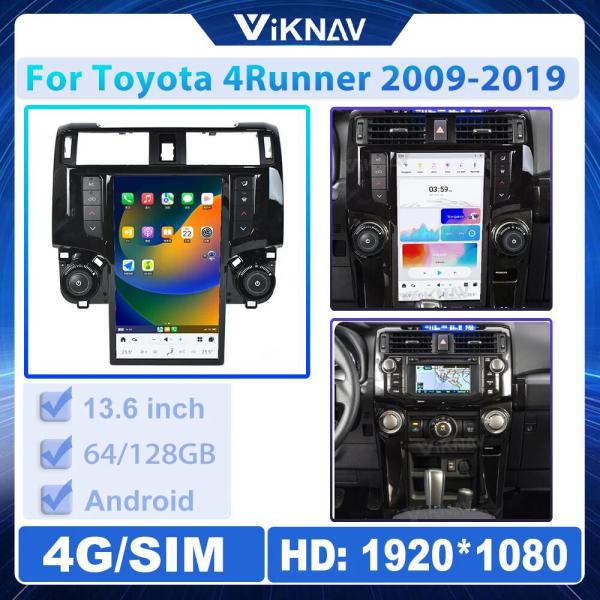 2 Din Android Multimedia Car GPS Toyota 4runner Radio Stereo 2009-2019 Carplay Receiver