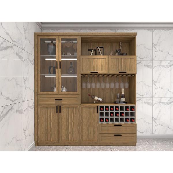Wine Cabinets For Home Used Of MDF Board In Wall Storage Units With Glass Shelves And built in wine rack in cabinets