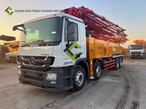Cheap Sany Mercedes Benz Chassis 56 M Concrete Pump Truck 6 Cylinders 6 Masts wholesale