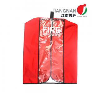Cheap Mildew Resistant Velcro Straps Fire Extinguisher Cover With Window wholesale