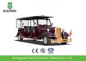 China Real Estate Used Electric Vintage Cars Red Royal Buggy 11 Seats Passenger Golf Carts on sale