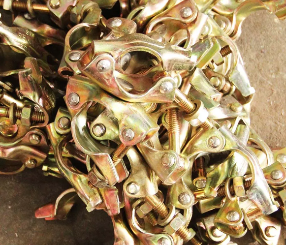 Pressed Scaffold Ladder Clamps Electro Galvanized EN74 BS1139 Standard