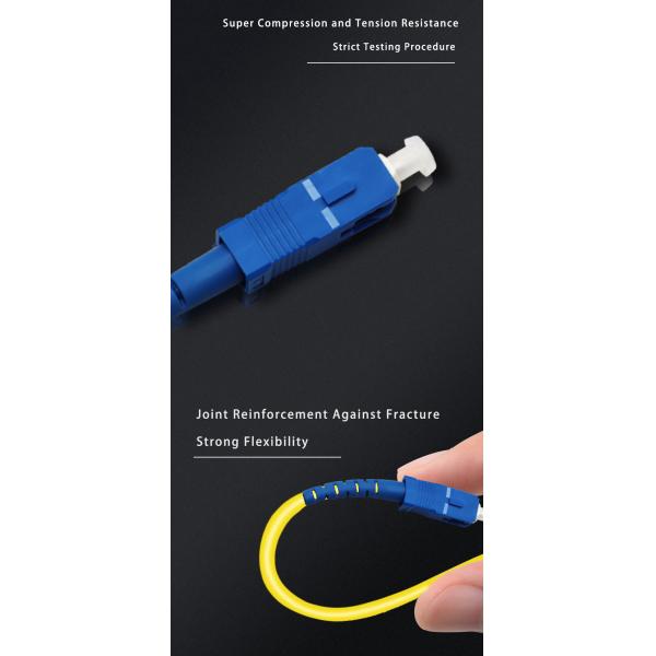 Custom Length Fiber optic patch cord Simplex SC SC UPC/APC G652D 9/125 SM Optical Fiber